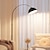 preiswerte LED-Stehlampe-Bogenlampe – höhenverstellbar 180 cm E26/E27 Bogenlampe, Stehlampe schwarz weiß Bogen-Stehlampe 110–240 V
