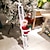 abordables Figuras coleccionables-Papá Noel trepador, juguete navideño, Papá Noel trepador eléctrico, escalera eléctrica navideña, Papá Noel trepando, juguete navideño divertido, figura musical de Papá Noel trepador (escalera de color aleatorio)
