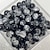 preiswerte Perlenherstellungsset-50 Stück Crackle-Lampwork-Glasperlen, 8 mm, handgefertigt, runde Lampwork-lose Distanzperlen zum Basteln, Armbänder, Halsketten, Schmuckherstellung