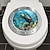 billiga Badrumsprylar-1 st 3d sköldpadda toalettdekal, undervattens falskt ubåtsfönstermönster, självhäftande toalettlocksdekaler