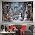 cheap Christmas Tapestry Hanging-Christmas Snowman Hanging Tapestry Wall Art Xmas Large Tapestry Mural Decor Photograph Backdrop Blanket Curtain Home Bedroom Living Room Decoration