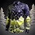 billige grafiske skjorter for menn-tree mountain casual herreskjorte utendørs street fall&amp;amp; vinter turndown langermet svart gul mørk marineblå s m l skjorte