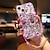 billige iPhone-etuier-telefondeksel luksus bling diamond telefondeksel til iphone15 14 pro max gjennomsiktig rhinestone gir&#039;s rose deksler til iphone 15 14 13 pro max