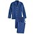 billiga Pyjamas-Herr Vardagsklädsel Sovkläder Pyjamas set Pyjamastopp och byxa 2 delar Slät Stylish Ledigt Komfort Hem Dagligen Bomull Komfort Kavajslag Långärmad Skjorta Byxa Snörning Elastisk midja Vår Höst