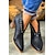 Χαμηλού Κόστους Μπότες αστραγάλου-Γυναικεία Μπότες Μπότες καουμπόι δυτικές Μπότες με τακούνι Πάρτι Συμπαγές Χρώμα Μποτάκια μποτάκια Καρφιά Κοντόχοντρο Τακούνι Μυτερή Μύτη Κομψό PU Μοκασίνια Μαύρο