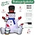 preiswerte Weihnachtsbeleuchtung-Schneemann Weihnachten Netzstecker 1 Stück