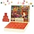 olcso Karácsonyi dekoráció-kirakós adventi naptár 2023-1008 darabos puzzle felnőtt gyerekeknek, 24 napos visszaszámláló naptár, Jézus születése, családi játék puzzle, karácsonyi ajándék ötlet tizenéveseknek