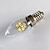 abordables Ampoules Bougies LED-2 W Ampoules Bougies LED 260 lm E14 C35 24 Perles LED SMD 2835 Blanc Chaud Blanc 85-265 V