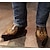 levne Cowboy &amp; Western Boots-Pánské Dámské Boty Motorkářské boty Kovbojské boty Motocyklová obuv Retro Chůze Na běžné nošení Denní PU Pohodlné Kotníčkové Povaleč Žlutá Jaro Podzim