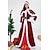 ieftine Costume de Crăciun-Mos Craciun Mrs.Claus Costume Moș Costume Cosplay Potrivirea familiei și cuplurilor Bărbați Pentru femei Costum Cosplay Ținute asortate pentru familie Crăciun Crăciun Mascaradă Ajunul Craciunului