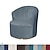 abordables Potah na křeslo a potah na křeslo-housse de chaise pivotante en velours extensible housse de chaise décontractée accent style moderne housse de chaise à bras rond protecteur de meubles épaissir le tissu spandex lavable