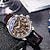 levne Quartz hodinky-wokai vysoce kvalitní pánské luxusní pásek módní quartzové hodinky pánské římské podnikání studentské sportovní voděodolné hodiny svítící ve tmě