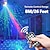 billige Scenelys med-60 farger festlys dj disco lys lydaktivert utendørs innendørs LED laser 2 i 1 strobe lys med fjernkontroll for fester bursdag jul ferie rom dekor bryllup karaoke