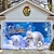 economico Decorazioni per esterni-striscione natalizio per porta garage, vacanze natalizie per interni ed esterni, sfondo allegro, copertina decorativa, striscione natalizio felice anno nuovo, grande copertura per porta, decorazione