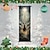 baratos cartazes com cabides-1 peça pôster de natal com cabides pátio veado de natal e árvore de natal colorida arte de parede pôsteres arte para casa decoração de sala de estar decoração de arte de parede