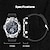 voordelige Smartwatches-T88 smart watch 1,5 inch scherm robuust lichaam 800 mah bluetooth oproep gezondheid monitoring ip68 waterdichte sport tracket smartwatch