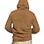 cheap Men&#039;s Fleece Hoodie-Mens Graphic Hoodie Prints Cowboy Daily Casual Vintage Retro 3D Jacket Fleece Outerwear Holiday Vacation Going Hoodies Light Brown Bull Tan Longhorn Cotton