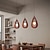 abordables Éclairages pour îlot-Lampe à suspension LED Lampe suspendue en polystyrène 33 cm Loft Hauteur réglable Plafond Lampe suspendue Chambre Bar Café Bureau Table Lampes suspendues 110-240 V