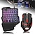 cheap Keyboards-Mini Colorful RGB Backlit One-Handed Gaming Keyboard Game Comfortable Left Hand Game Keypad and Mouse for LOL CS PC PS4 Xbox Gamer