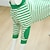 voordelige Hondenkleding-petstyle grote hond streep pyjama rits vierpotige grote hondenjas gouden haar samorabrado