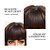 cheap Synthetic Trendy Wigs-Brown Wig with Highlight Bob Wigs with Bangs Shoulder Length Wavy Wig Middle Part Hair Wig for Women Christmas Party Wigs