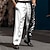 お買い得  メンズ3Dプリントドレスパンツ-備考 パノキー ビジネス カジュアル 男性用 3Dプリント パンツ アウトドア ストリート 仕事に着る ポリエステル ワイン ブラック ダークブルー S M L ハイウエスト 弾性 パンツ