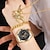 tanie Zegarki kwarcowe-3 sztuki/zestaw modny męski biznesowy zegarek kwarcowy &amp; zwyczajny naszyjnik &amp; bransoletka