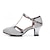 cheap Ballroom Shoes &amp; Modern Dance Shoes-Women&#039;s Modern Shoes Character Shoes Ballroom Dance Square Dance Party Collections Fashion Party / Evening Sequins Thick Heel Pointed Toe Buckle T-Strap Adults&#039; Black Silver Gold