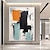 levne Abstraktní malby-ručně vyráběné barevné abstraktní olejomalba velká ručně texturovaná zakázková barva plátno nástěnná umělecká dekorace moderní do obývacího pokoje domácí dekorace válcované bezrámové nenatažené malby