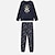 Недорогие 3D-пижамы для девочек-Пижамный комплект с 3D бабочкой для девочек, леопардовый, с длинным рукавом, с 3D принтом, осень-зима, активный, модный, милый, из полиэстера, для детей от 3 до 12 лет, с круглым вырезом, для дома,
