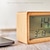 tanie Radia i zegary-kreatywny zegar z drewna cyfrowy zegar temperatury i wilgotności lampka nocna zegar z wyświetlaczem LCD na dużym ekranie drewniany budzik z funkcją drzemki