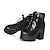 Χαμηλού Κόστους Μπότες πλατφόρμας-Γυναικεία Μπότες Αποκλείστε τις μπότες των τακουνιών Μπότες Lace Up Μποτάκια μποτάκια Πλατφόρμα Μαύρο Λευκό