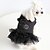 abordables Vestidos-Perros Gatos Vestidos Moda Fiesta Invierno Suave Lavable Cómodo Exterior Cumpleaños Ropa para perros for Bichón Frisé Caniche Pomerania Animal doméstico del bebé Mariposa