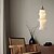 preiswerte Insellichter-LED-Pendelleuchte, Bambus-Design, Stoff, kreativ, nordischer Kronleuchter, minimalistischer Stil, LED-Hängeleuchte, Esszimmer-Nachttisch-Deckenleuchte, 110–240 V