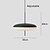 billige Vedhængslys-led pendel 30/50cm moderne restauranter pendel aluminiumslegering enkelhed hængelampe led nordisk kreativ lysekrone til køkken 110-240v