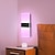 رخيصةأون إضاءات الحوائط الداخلية-led rgb wifi bluetooth 2.4g يعتم جدار مصباح 10w rgb ذكي أكريليك داخليّ جداريّ مصباح تحكم app متوافق مع alexa و google home Assistant بدون محور مناسب لغرفة نوم ممر