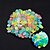 levne Dekorace a kamínky do akvária-zahradní dekorace venkovní svítící kameny zahradní dekorativní oblázky venkovní dekorace ryb oblázkové skály akvárium