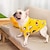 voordelige Hondenkleding-luipaardprint methode bulldog herfst en winter warme pyjama jas tweebenige kleding