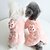 abordables Pijama-Perros Gatos Chaleco Moda Estilo lindo Invierno Suave Lavable Cómodo Exterior Casual Diario Ropa para perros for Bichón Frisé Caniche Pomerania Animal doméstico del bebé Mariposa