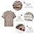 ieftine tricou henley pentru bărbați-Bărbați Cămașă Henley Grafic Tribal Guler de stand Îmbrăcăminte Tipărire 3D În aer liber Zilnic Manșon scurt Buton Imprimeu Modă Designer De Bază