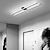 Недорогие Потолочные светильники-светодиодный потолочный светильник 3 цвета, 48/58/78 см, дизайн линии, геометрические формы, потолочные светильники, светодиодный потолочный светильник, подходящий для коридора, спальни, коридора,