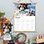 Недорогие плакаты с вешалками-Пользовательский календарь на 2024 год, настенное искусство, холст, индивидуальный календарь на 2024 год, персонализированный календарь