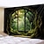 voordelige landschap wandtapijt-raam uitzicht bos hangend tapijt kunst aan de muur groot tapijt muurschildering decor foto achtergrond deken gordijn thuis slaapkamer woonkamer decoratie