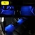 billige Bil Indvendige Lys-2stk Bil LED Indvendige lys Dekorationslys Atmosfære / omgivende lys Elpærer Med USB-port Til
