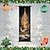 baratos cartazes com cabides-1 peça pôster de natal com cabides pátio veado de natal e árvore de natal colorida arte de parede pôsteres arte para casa decoração de sala de estar decoração de arte de parede