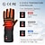 tanie sprzęt grzewczy-Elektryczne rękawice grzewcze zimowe ciepłe podgrzewane rękawiczki wkładka podgrzewana rękawica z ekranem dotykowym konstrukcja regulowane paski złącze baterii dla mężczyzn kobiety narty na zewnątrz