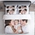 abordables Ropa de cama de impresión digital-Juego de funda nórdica personalizada de algodón 100% natural, juego de cama personalizado, edredón con foto, regalos personalizados para la familia