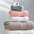 abordables Les serviettes-serviettes 1 paquet de serviettes de bain moyennes, serviettes en coton filé à anneaux légères et très absorbantes à séchage rapide, serviettes haut de gamme pour hôtel, spa et salle de bain