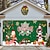 economico Decorazioni per esterni-striscione natalizio per porta garage, vacanze natalizie per interni ed esterni, sfondo allegro, copertina decorativa, striscione natalizio felice anno nuovo, grande copertura per porta, decorazione