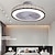 cheap Dimmable Ceiling Lights-Ceiling Fan with Light Dimmable 50cm 6 Wind Speeds Modern Ceiling Fan for Bedroom, Living Room App &amp; Remote Control 110-240V